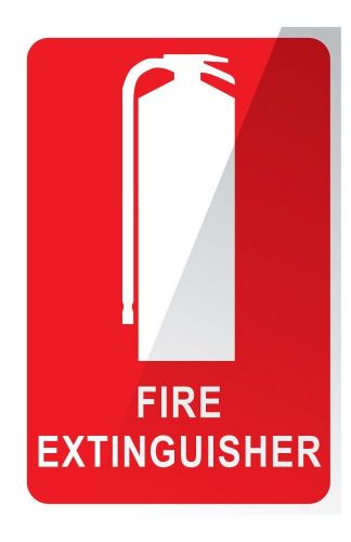 Extinguisher Location Sign Small Metal