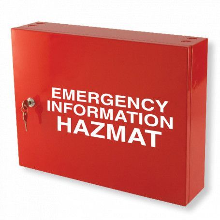 Emergency Information Hazmat Cabinet